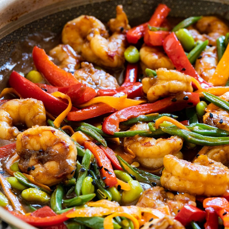 Porc et crevettes à la coréenne