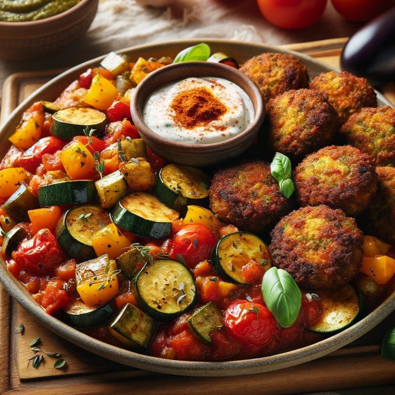 Falafels maison et caponade