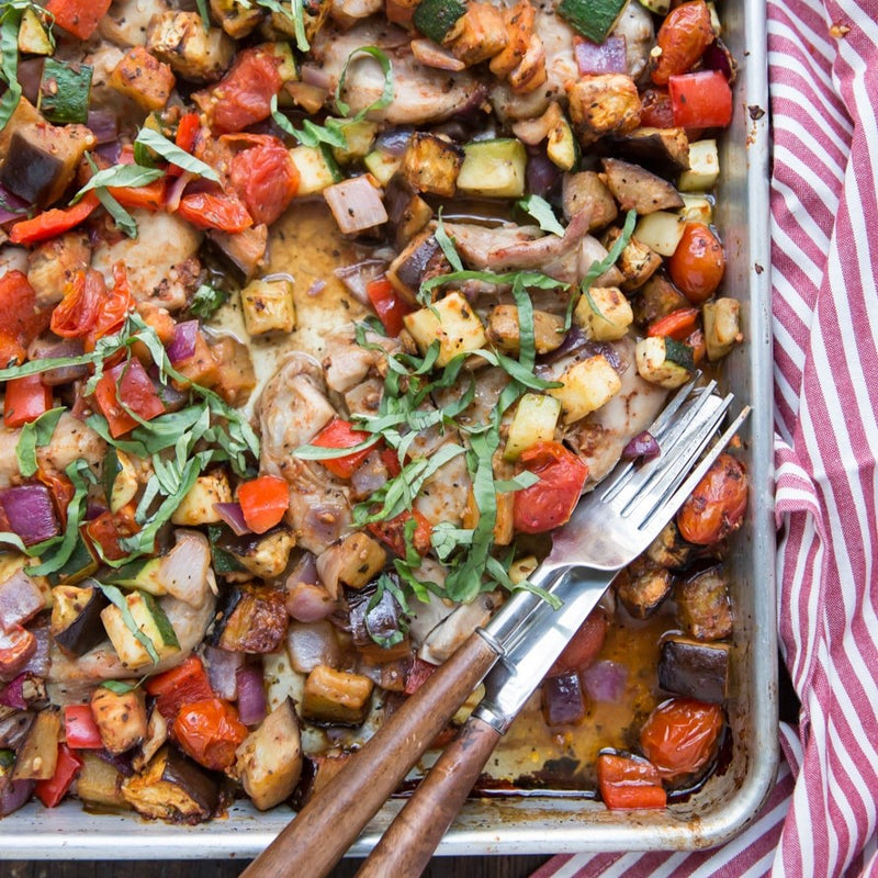 Poulet à la méditerranéenne