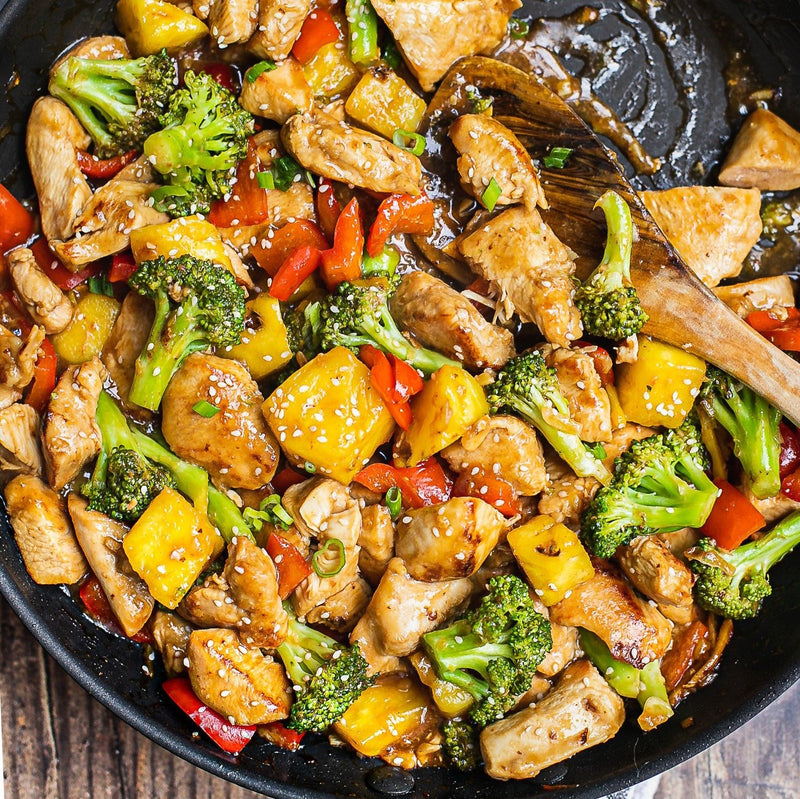 Stir Fry de poulet aigre-doux